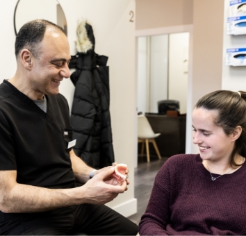 doctor speaking with patient 