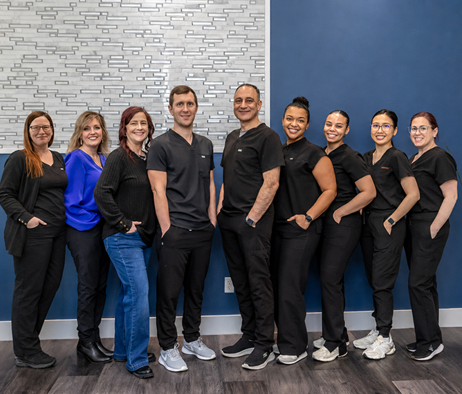 The West Bridgewater dental team members at Healthy Smiles Dental